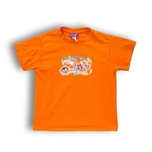 Cartoon Network Powerpuff Girls Voleyball Orange Kids T-Shirt